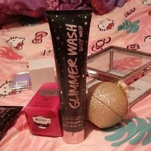 Victoria's Secret Glimmer Wash Body Wash - Black and Gold